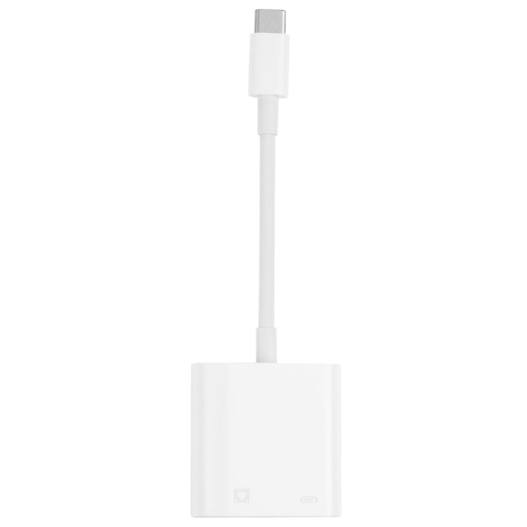 Adattatore USB-C a Ethernet + Type-C femmina 2 in 1