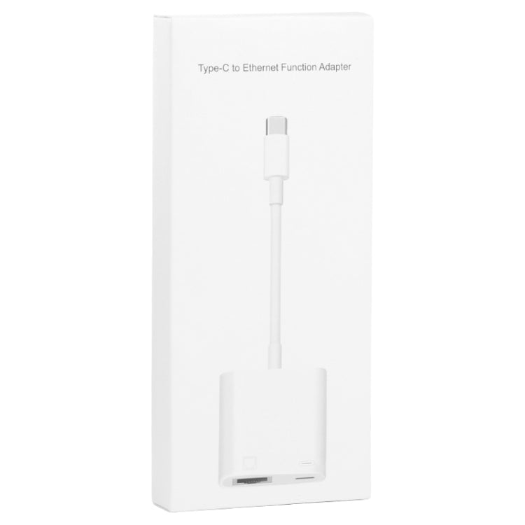 Adattatore USB-C a Ethernet + Type-C femmina 2 in 1