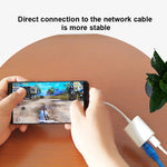 Adattatore USB-C a Ethernet + Type-C femmina 2 in 1