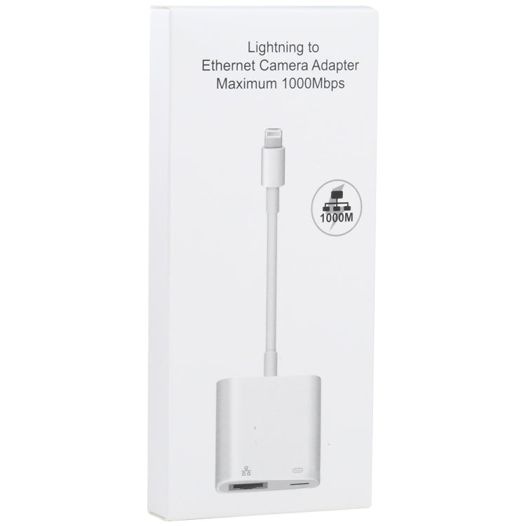 Adattatore 2 in 1 8 pin Ethernet e Alimentazione per iOS
