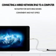 Adattatore 2 in 1 8 pin Ethernet + Alimentazione