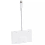 Adattatore 5 in 1 per iPhone con USB, AUX e Ethernet
