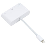 Adattatore 3 in 1 8 pin maschio a USB e Ethernet