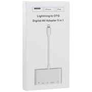 Adattatore 5 in 1 per iPhone e dispositivi