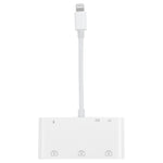 Adattatore 6 in 1 con 3 USB e slot SD per iPhone