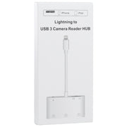 Adattatore 6 in 1 per iPhone con 3 USB e slot SD
