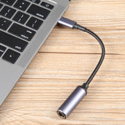 Cavo adattatore intrecciato in nylon da USB-C / Type-C maschio a 7,4x0,6 mm femmina, 7.4x0.6mm