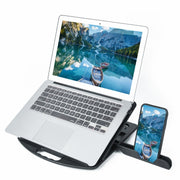 Dissipazione del calore aumentata per uso generale per supporto per laptop, stile: con supporto per telefono cellulare, Style: with Mobile Phone Holder