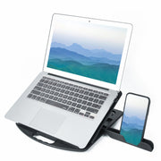 Dissipazione del calore aumentata per uso generale per supporto per laptop, stile: con supporto per telefono cellulare, Style: with Mobile Phone Holder