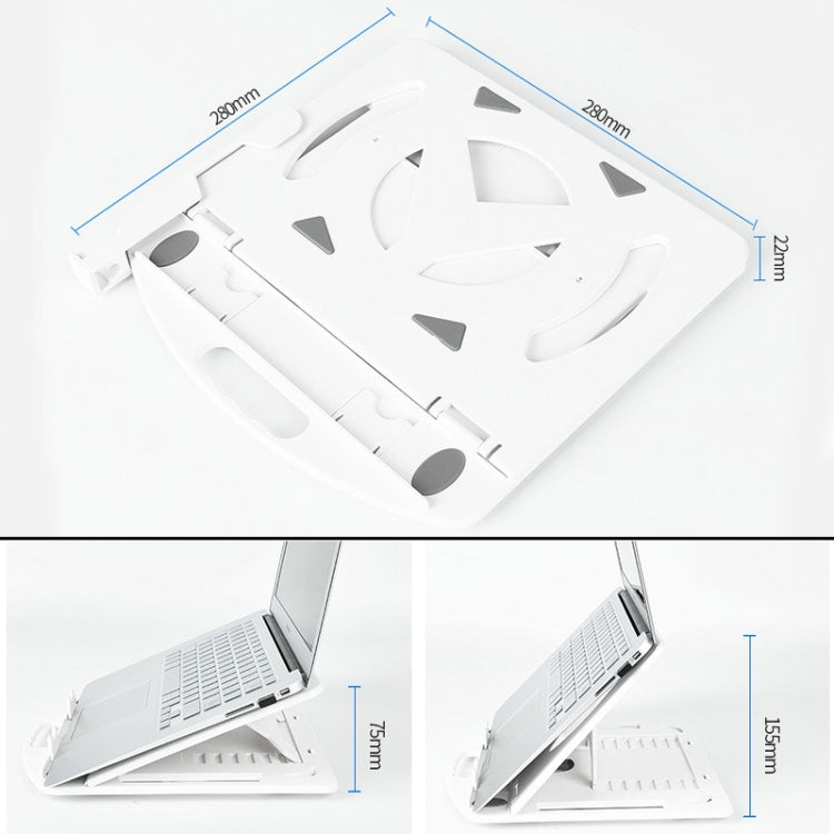 Dissipazione del calore aumentata per uso generale per supporto per laptop, stile: con supporto per telefono cellulare, Style: with Mobile Phone Holder