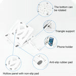 Dissipazione del calore aumentata per uso generale per supporto per laptop, stile: con supporto per cellulare con rotazione, Style: with Mobile Phone Holder with Rotation