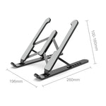 Supporto per laptop Staffa di sollevamento da tavolo Base di raffreddamento Supporto di sollevamento pieghevole, Pro-8