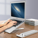 Supporto per laptop Staffa di sollevamento da tavolo Base di raffreddamento Supporto di sollevamento pieghevole, Pro-8