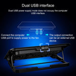 Base per computer portatile ICE COOREL Controllo della velocità Supporto di raffreddamento silenzioso a sei ventole Rack di raffreddamento, Stile: Flagship, Style: Flagship