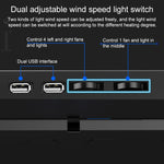 Supporto laptop con doppie porte USB e radiatore a cinque ventole
