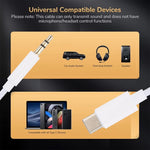 Cavo adattatore audio USB-C a AUX 3,5 mm JH-030-A