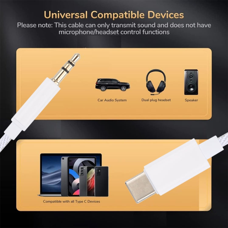 Cavo adattatore audio USB-C a AUX 3,5 mm JH-030-A