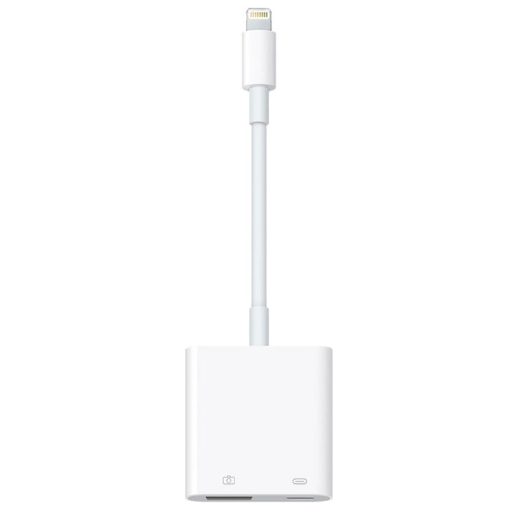 Cavo di ricarica dati da 11 cm maschio a 8 pin USB e adattatore per lettore di fotocamere, sistema di supporto superiore a iOS 9.2