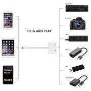 Cavo di ricarica dati 11 cm per iPhone e iPad