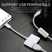 Cavo di ricarica dati 11 cm per iPhone e iPad