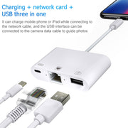 Cavo adattatore 3 in 1 per iPhone e iPad