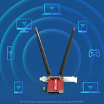 Ricevitore WiFi adattatore di rete wireless PCIE COMFAST CF-BE200 Pro 8774Mbps WiFi7, CF-BE200 Pro