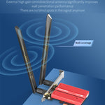 Ricevitore WiFi adattatore di rete wireless PCIE COMFAST CF-BE200 Pro 8774Mbps WiFi7, CF-BE200 Pro