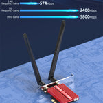 Ricevitore WiFi adattatore di rete wireless PCIE COMFAST CF-BE200 Pro 8774Mbps WiFi7, CF-BE200 Pro