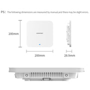 AP da soffitto wireless per interni dual band COMFAST CF-E395AX 3000Mbps WiFi6 2,4G e 5,8GHz, CF-E395AX