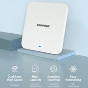 AP da soffitto wireless per interni dual band COMFAST CF-E395AX 3000Mbps WiFi6 2,4G e 5,8GHz, CF-E395AX