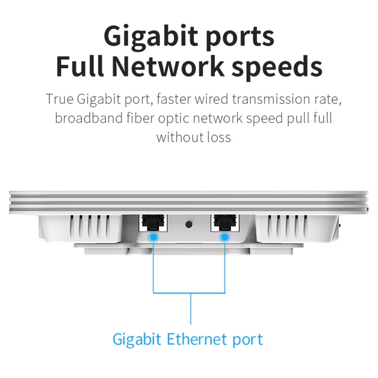 AP da soffitto wireless per interni dual band COMFAST CF-E395AX 3000Mbps WiFi6 2,4G e 5,8GHz, CF-E395AX