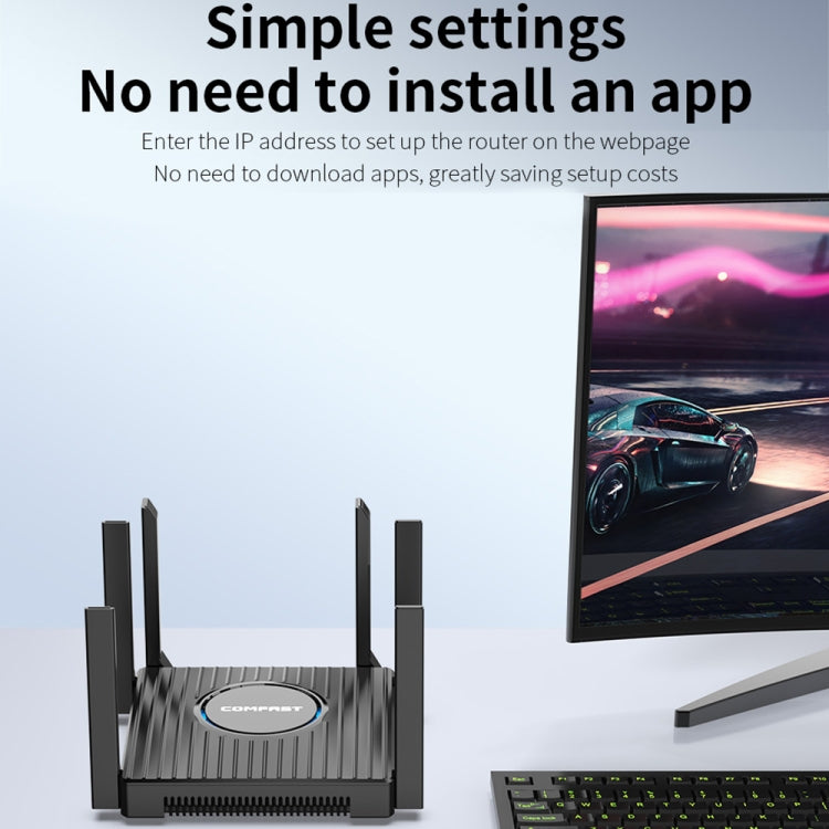 Router wireless Gigabit dual band WiFi6 COMFAST CF-WR635AX 3000Mbps, CF-WR635AX