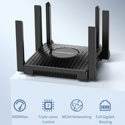 Router wireless Gigabit dual band WiFi6 COMFAST CF-WR635AX 3000Mbps, CF-WR635AX