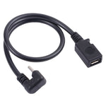 Cavo prolunga USB-C maschio a Micro USB femmina 25 cm