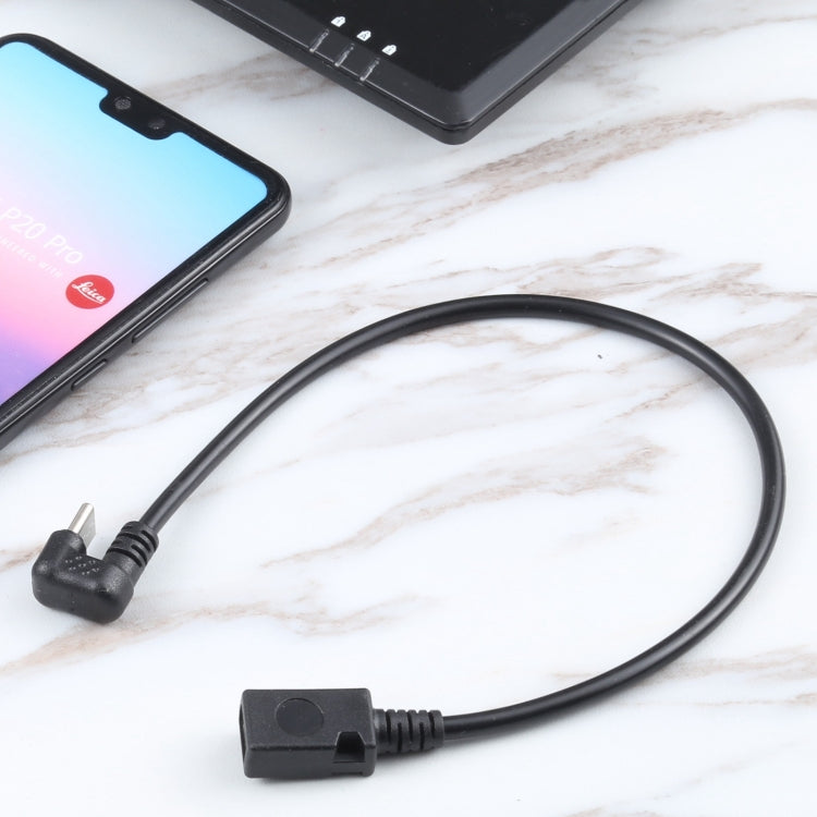 Cavo prolunga USB-C maschio a Micro USB femmina 25 cm