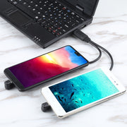 Cavo USB-C/Type-C maschio + micro USB maschio a USB a forma di U, Type-C + Micro USB to USB