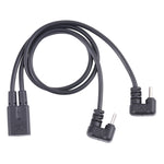Cavo USB-C + Micro USB maschio a Micro USB femmina a U
