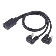 Cavo USB-C/Type-C maschio a forma di U + Micro USB maschio a USB-C/Type-C femmina, Type-C + Micro USB to Type-C