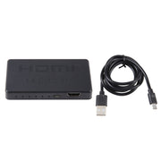 Splitter box HDMI 3D 4K, 1 ingresso x 4 uscite, alimentazione USB