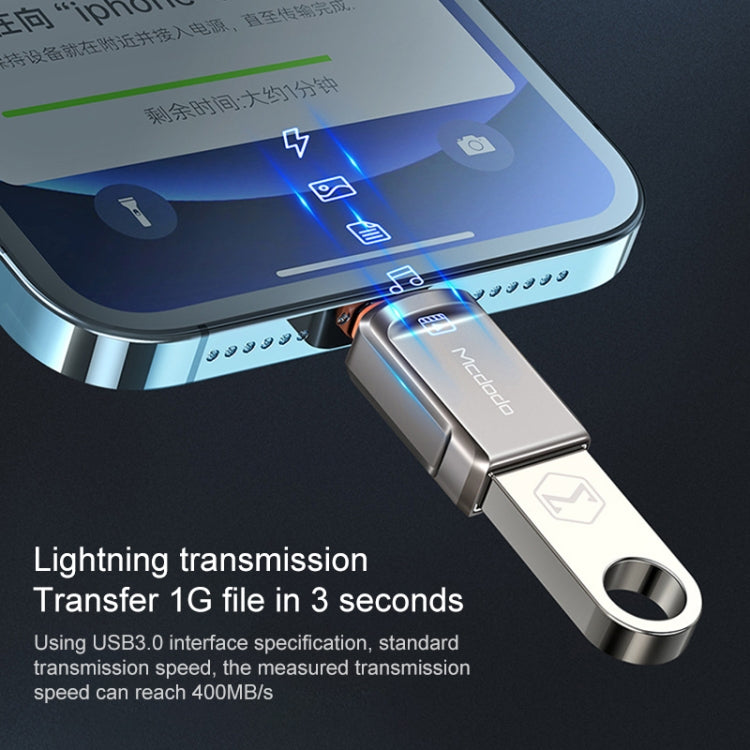 Adattatore USB 3.0 OTG 8 Pin per dispositivi iOS