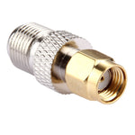 2 connettori F femmina a RP-SMA maschio, 2Pcs F Female to RP-SMA Male
