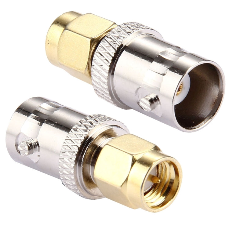 Adattatore 2 connettori BNC femmina a SMA maschio