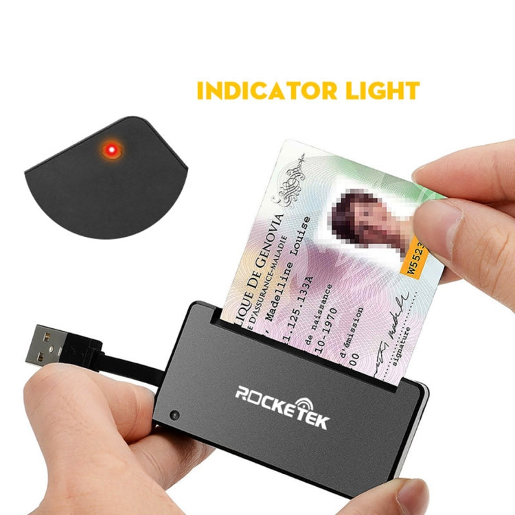 Lettore di smart card con chip SIM ROCKETEK SCR3 CAC ID, SCR3