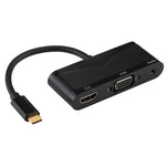Adattatore USB-C a 4K HDMI, VGA e audio 3,5 mm