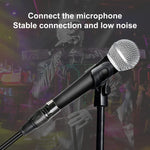 Cavo adattatore audio XLR femmina 3 pin a 2 RCA maschio 30 cm