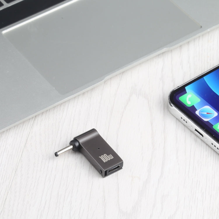 Adattatore di ricarica per computer da USB-C/Type-C femmina a DC 3,0x1,1mm maschio da 100 W per Acer, Type-C Female to DC 3.0x1.1mm Male
