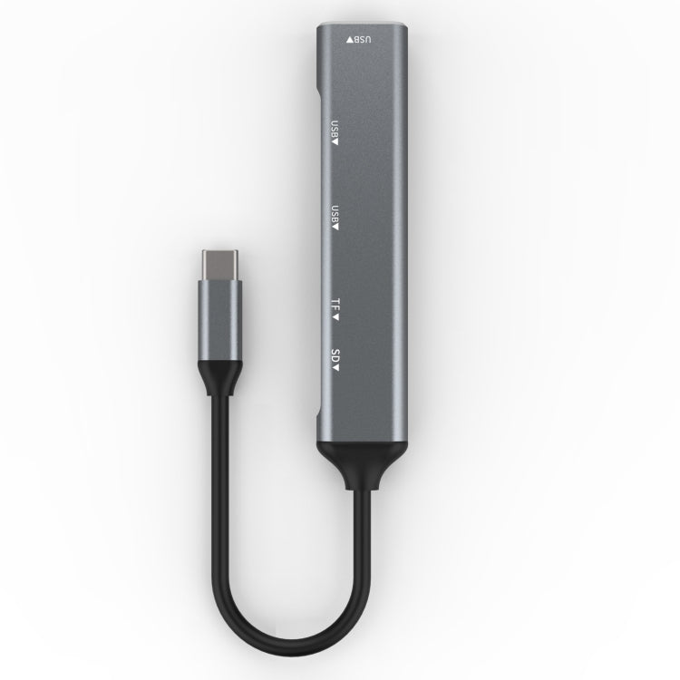 Adattatore USB-C 5 in 1 con 3 USB 3.0 e lettore schede SD/TF