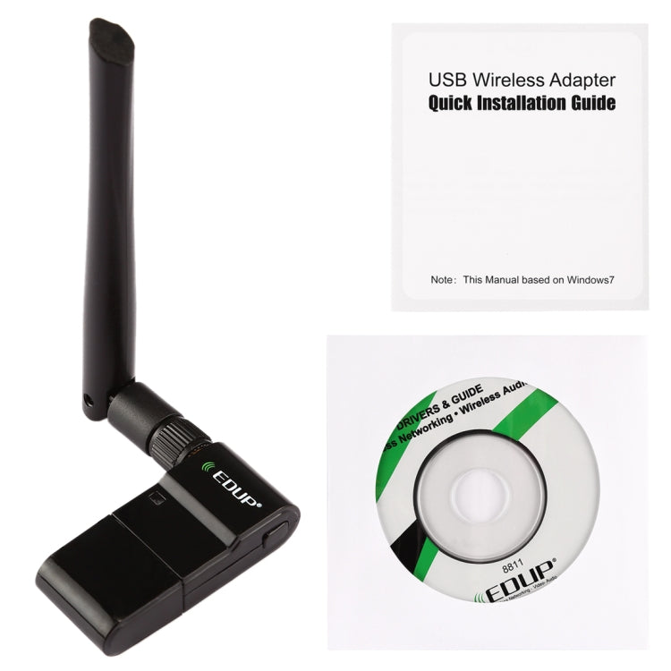 EDUP EP-AC1635 Antenna 2dBi per adattatore Ethernet USB wireless 11AC dual band da 600Mbps per laptop/PC, EP-AC1635
