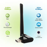 EDUP EP-AC1635 Antenna 2dBi per adattatore Ethernet USB wireless 11AC dual band da 600Mbps per laptop/PC, EP-AC1635