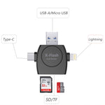 Lettore schede SD 3 in 1 X-Flash R01 per schede SD e TF